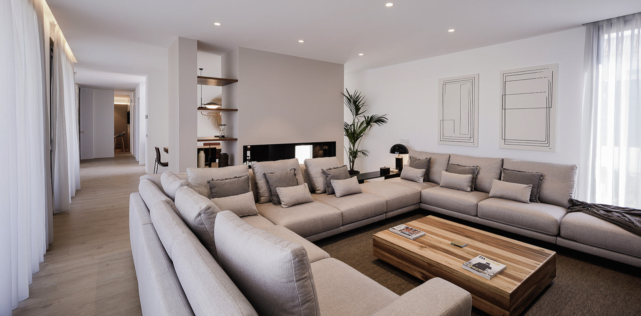 inHAUS modular housing prices Indoor comfort with maximum air quality, with no visible grilles.