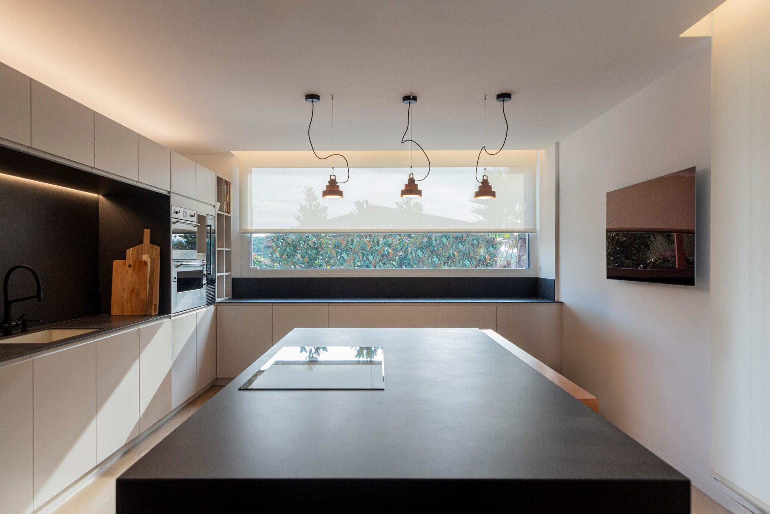 Luxusküche im Modulhaus Maresme, Spanien