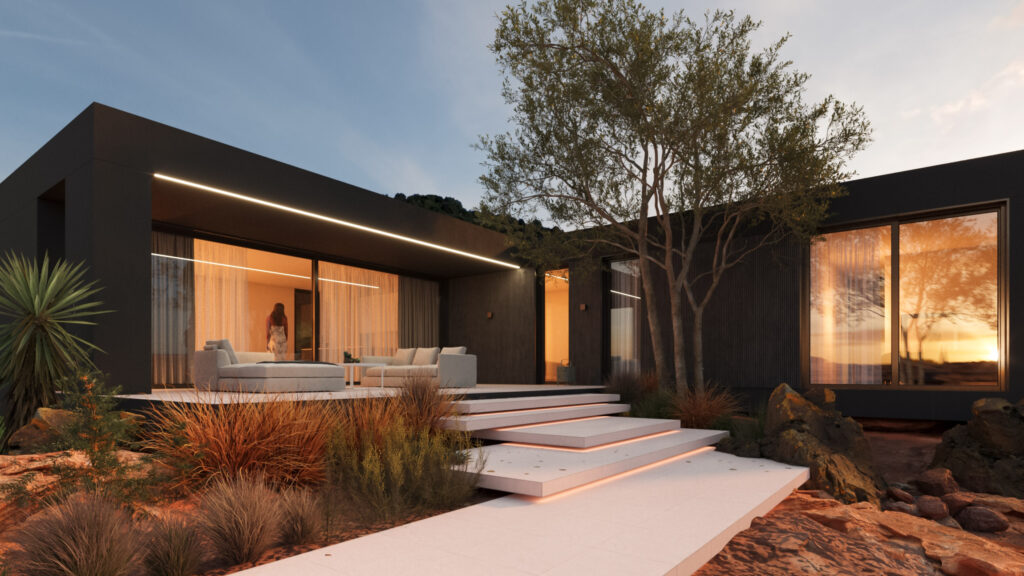 Modernes Fertighaus- Modell Erlangen