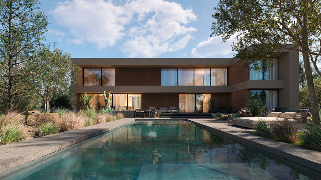 Modernes Fertighaus- Modell Wiesbaden