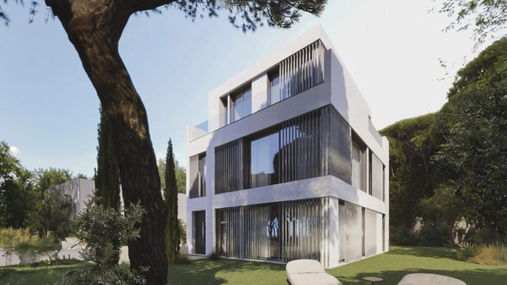 Modernes Fertighaus Luxus Modulare Fassade Leverkusen