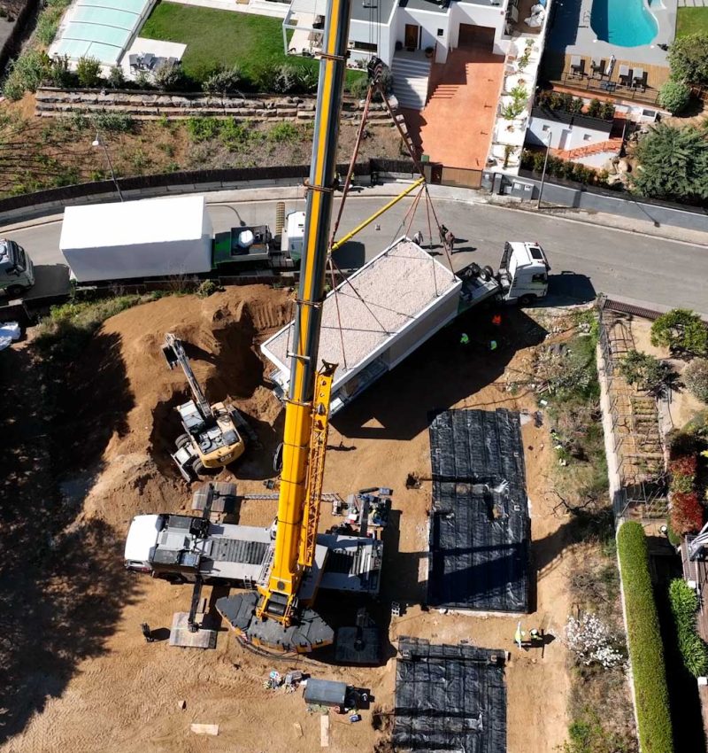 Umsetzung Luxus-Modulhaus Maresme, Spanien